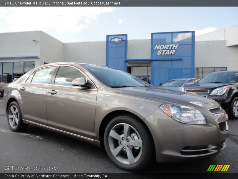 Mocha Steel Metallic / Cocoa/Cashmere 2011 Chevrolet Malibu LT