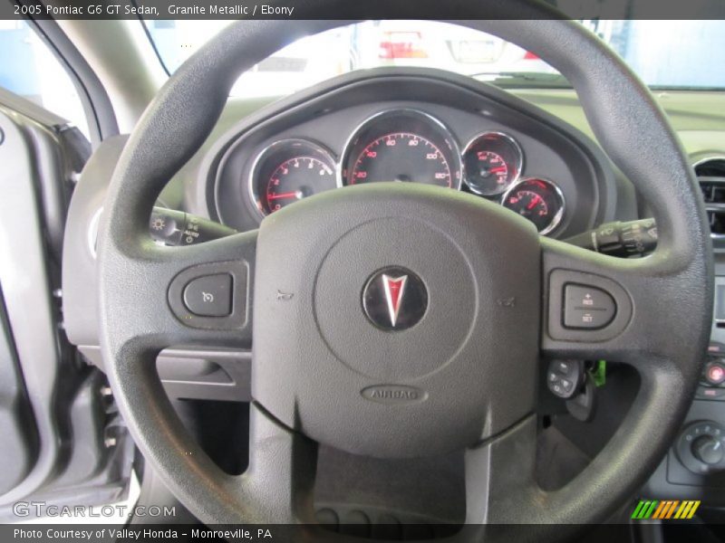 Granite Metallic / Ebony 2005 Pontiac G6 GT Sedan