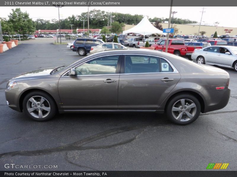 Mocha Steel Metallic / Cocoa/Cashmere 2011 Chevrolet Malibu LT