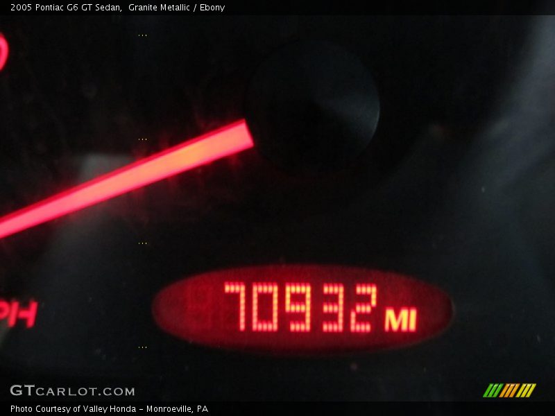 Granite Metallic / Ebony 2005 Pontiac G6 GT Sedan