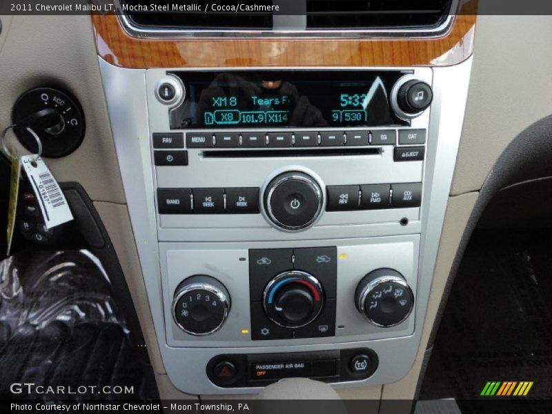 Mocha Steel Metallic / Cocoa/Cashmere 2011 Chevrolet Malibu LT