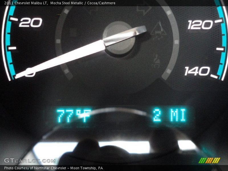 Mocha Steel Metallic / Cocoa/Cashmere 2011 Chevrolet Malibu LT