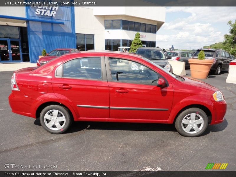 Sport Red / Charcoal 2011 Chevrolet Aveo LT Sedan