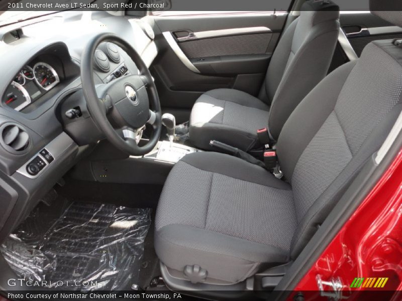 Sport Red / Charcoal 2011 Chevrolet Aveo LT Sedan
