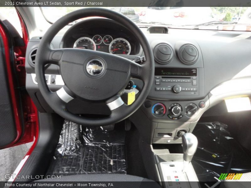 Sport Red / Charcoal 2011 Chevrolet Aveo LT Sedan