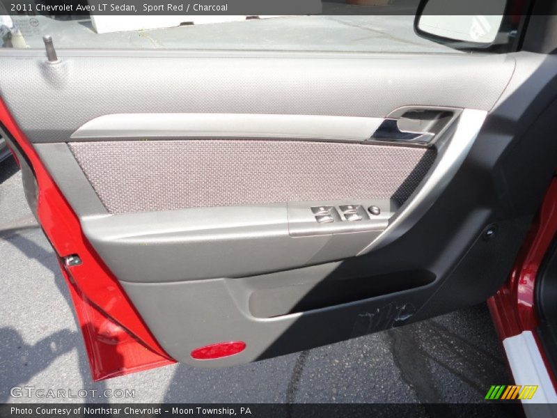 Sport Red / Charcoal 2011 Chevrolet Aveo LT Sedan