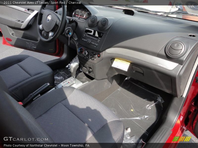 Sport Red / Charcoal 2011 Chevrolet Aveo LT Sedan