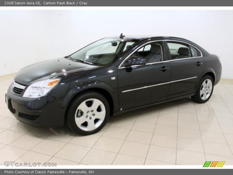 Carbon Flash Black / Gray 2008 Saturn Aura XE