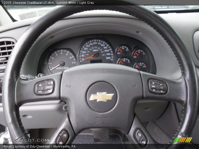 Summit White / Light Gray 2005 Chevrolet TrailBlazer LT 4x4