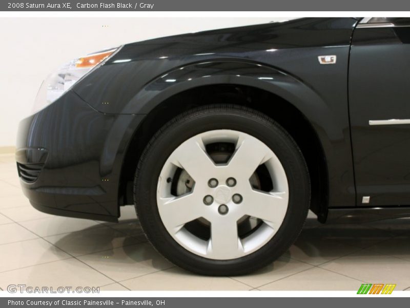 Carbon Flash Black / Gray 2008 Saturn Aura XE