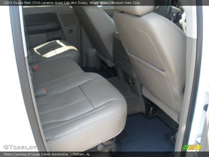  2009 Ram 3500 Laramie Quad Cab 4x4 Dually Medium Slate Gray Interior