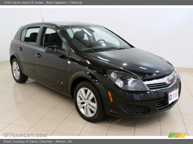 Black Sapphire / Charcoal 2008 Saturn Astra XE Sedan