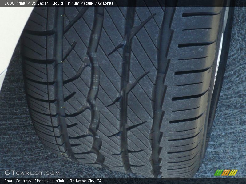 Liquid Platinum Metallic / Graphite 2008 Infiniti M 35 Sedan