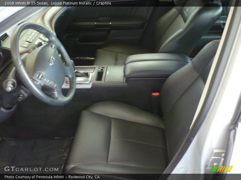 Liquid Platinum Metallic / Graphite 2008 Infiniti M 35 Sedan