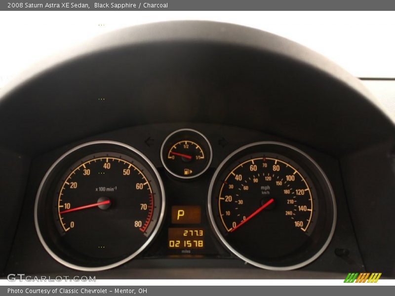 Black Sapphire / Charcoal 2008 Saturn Astra XE Sedan