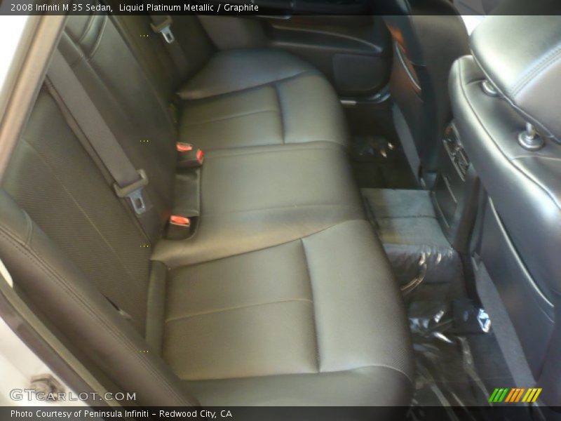 Liquid Platinum Metallic / Graphite 2008 Infiniti M 35 Sedan