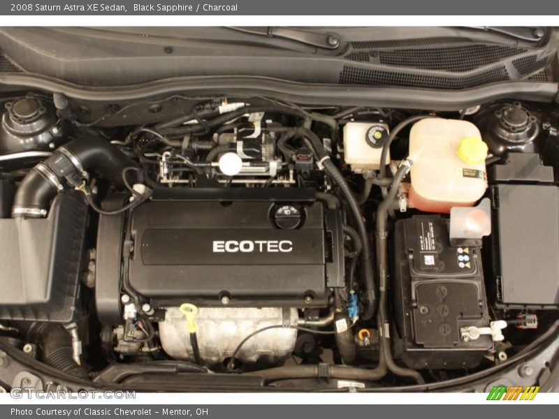 Black Sapphire / Charcoal 2008 Saturn Astra XE Sedan