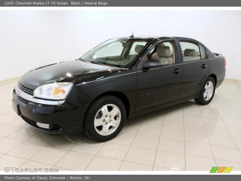 Black / Neutral Beige 2005 Chevrolet Malibu LT V6 Sedan