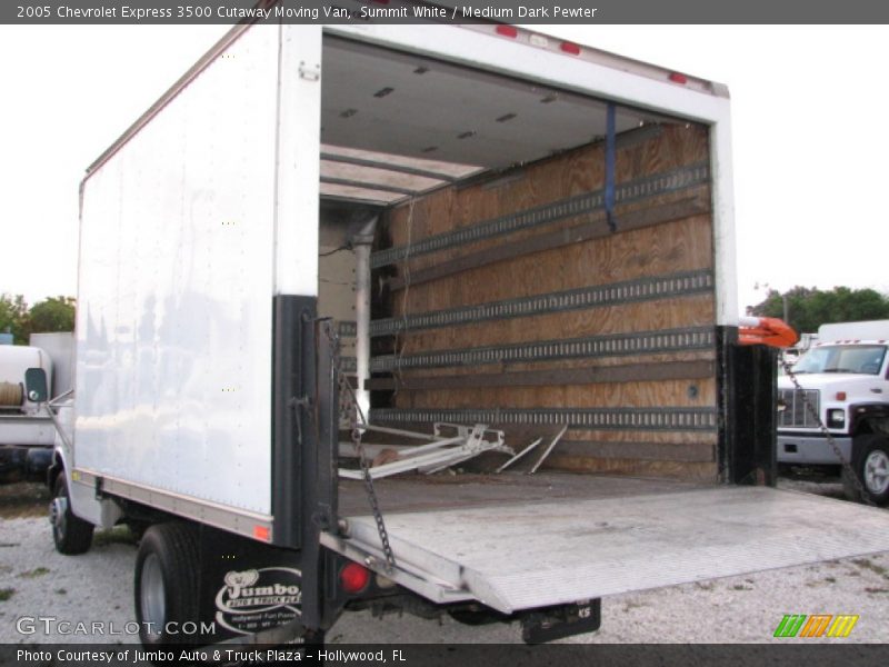 Summit White / Medium Dark Pewter 2005 Chevrolet Express 3500 Cutaway Moving Van