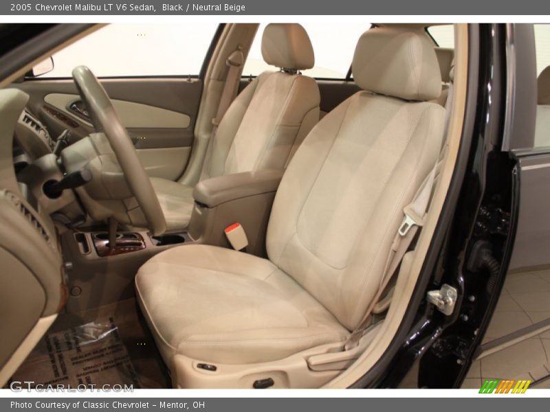 Black / Neutral Beige 2005 Chevrolet Malibu LT V6 Sedan