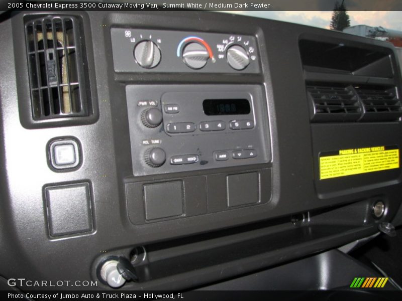 Summit White / Medium Dark Pewter 2005 Chevrolet Express 3500 Cutaway Moving Van