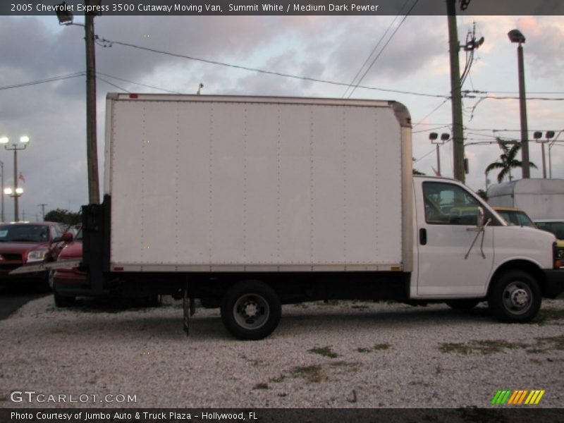 Summit White / Medium Dark Pewter 2005 Chevrolet Express 3500 Cutaway Moving Van