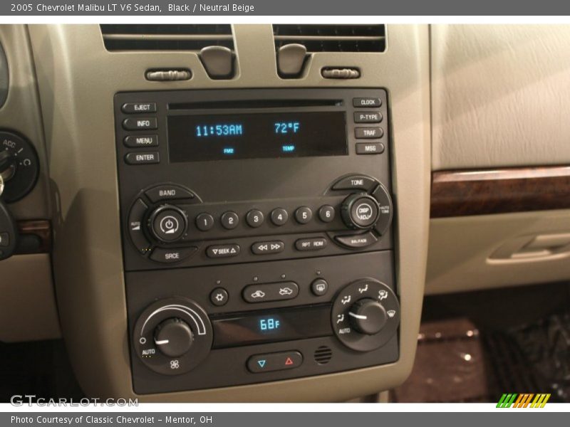 Black / Neutral Beige 2005 Chevrolet Malibu LT V6 Sedan