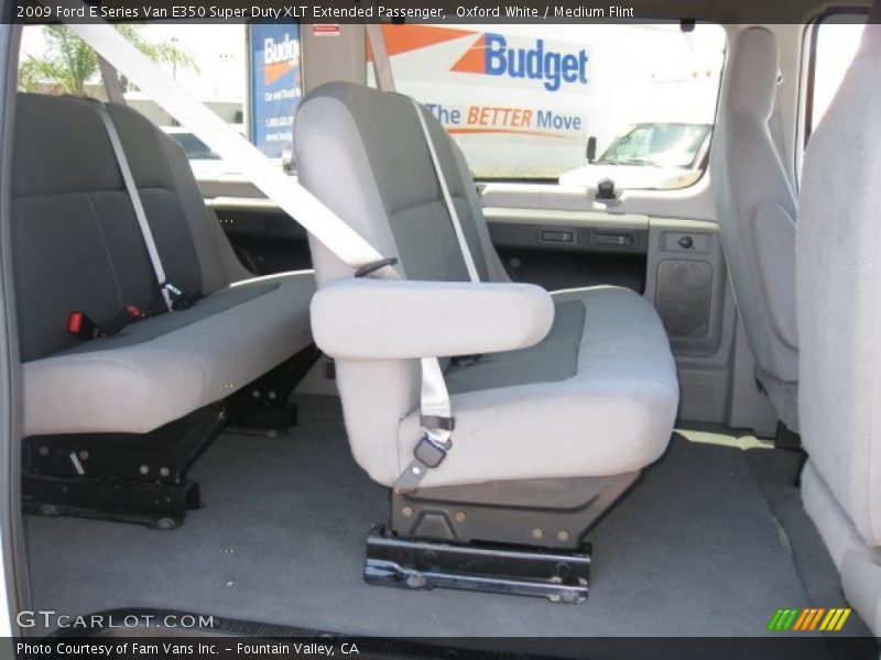 Oxford White / Medium Flint 2009 Ford E Series Van E350 Super Duty XLT Extended Passenger