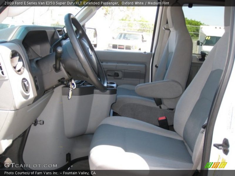  2009 E Series Van E350 Super Duty XLT Extended Passenger Medium Flint Interior