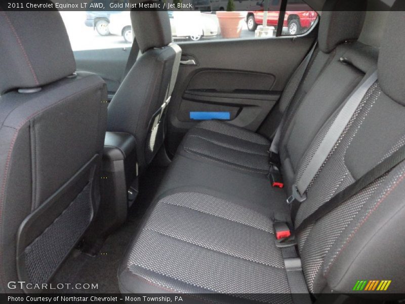 Gold Mist Metallic / Jet Black 2011 Chevrolet Equinox LT AWD