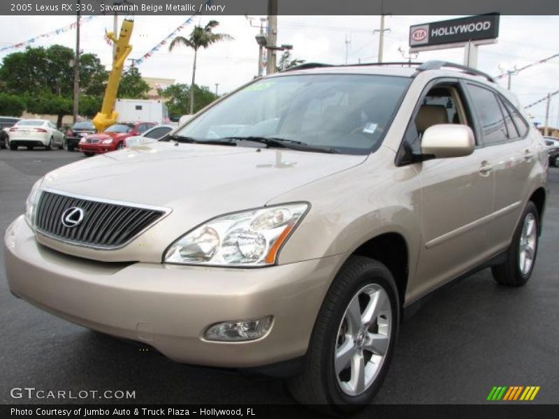 Savannah Beige Metallic / Ivory 2005 Lexus RX 330