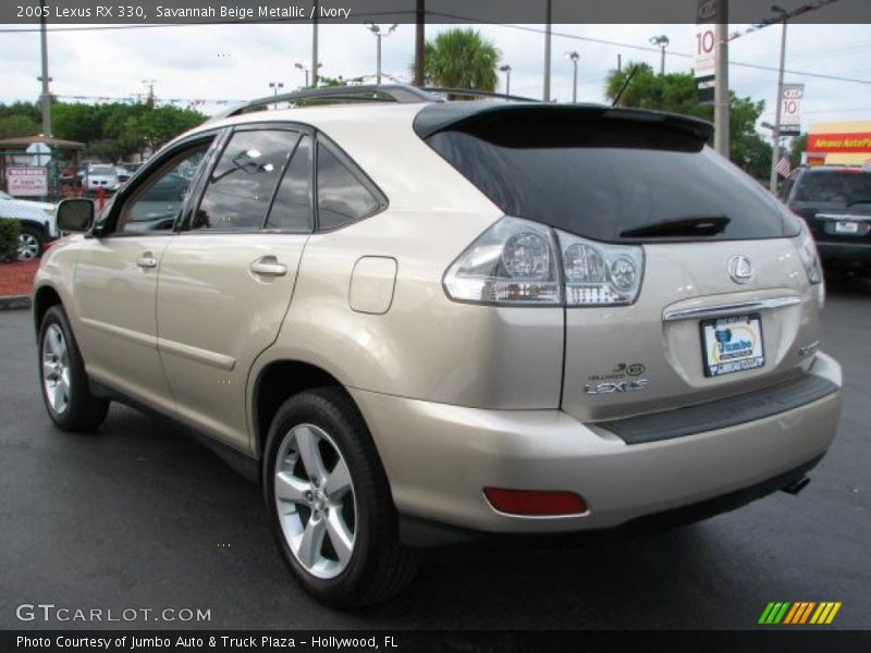 Savannah Beige Metallic / Ivory 2005 Lexus RX 330