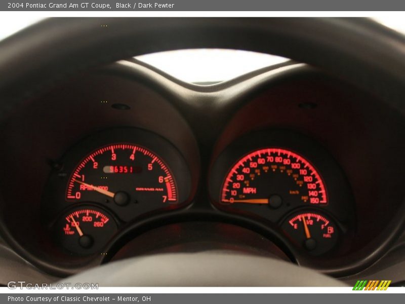 Black / Dark Pewter 2004 Pontiac Grand Am GT Coupe
