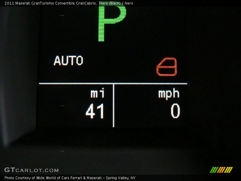Nero (Black) / Nero 2011 Maserati GranTurismo Convertible GranCabrio