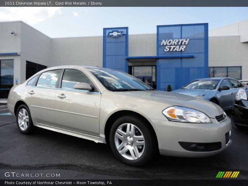 Gold Mist Metallic / Ebony 2011 Chevrolet Impala LT