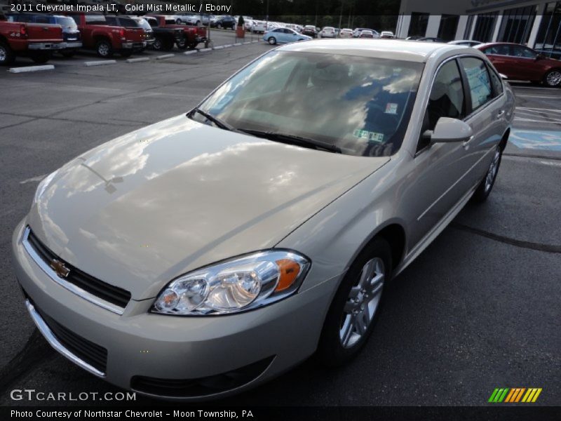 Gold Mist Metallic / Ebony 2011 Chevrolet Impala LT
