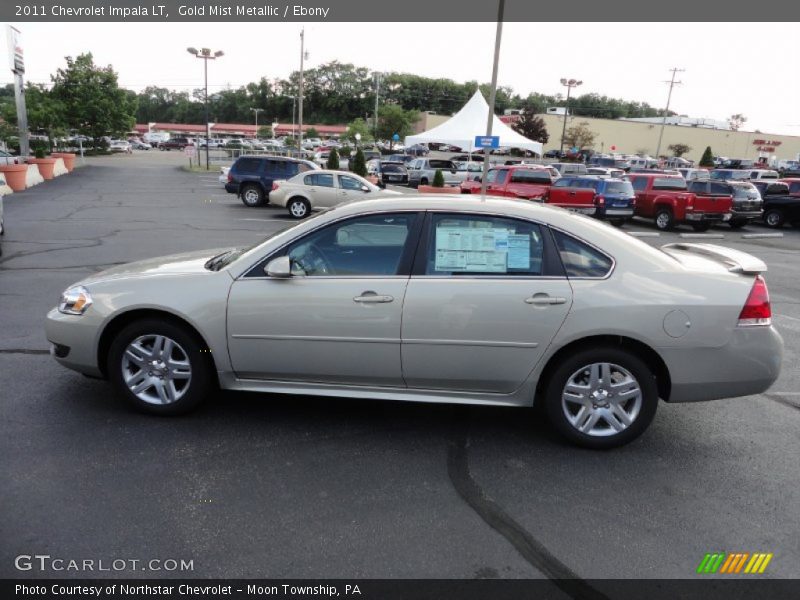 Gold Mist Metallic / Ebony 2011 Chevrolet Impala LT