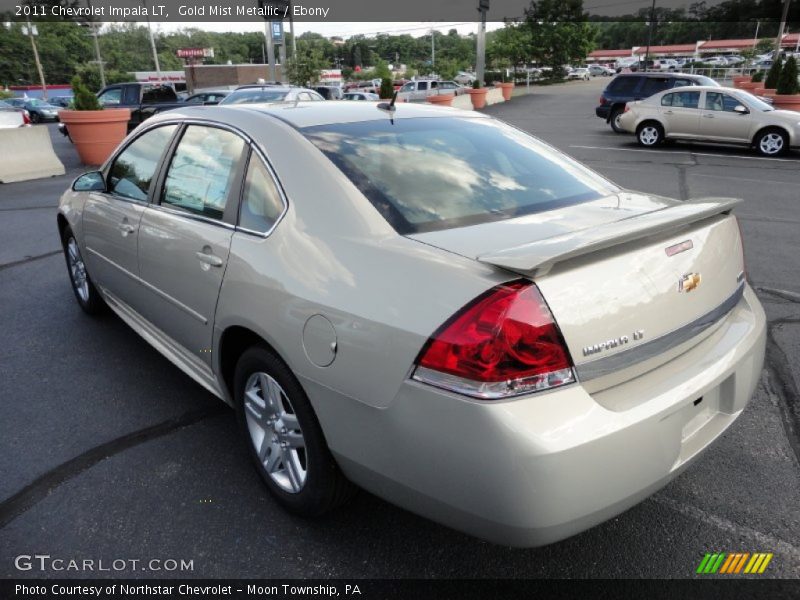 Gold Mist Metallic / Ebony 2011 Chevrolet Impala LT