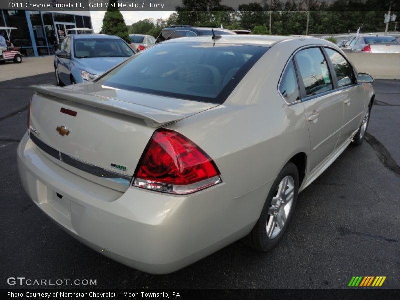 Gold Mist Metallic / Ebony 2011 Chevrolet Impala LT