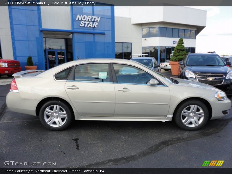 Gold Mist Metallic / Ebony 2011 Chevrolet Impala LT