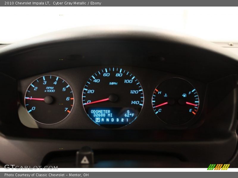 Cyber Gray Metallic / Ebony 2010 Chevrolet Impala LT