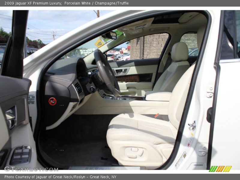 Porcelain White / Champagne/Truffle 2009 Jaguar XF Premium Luxury