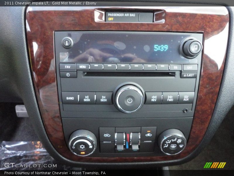 Gold Mist Metallic / Ebony 2011 Chevrolet Impala LT
