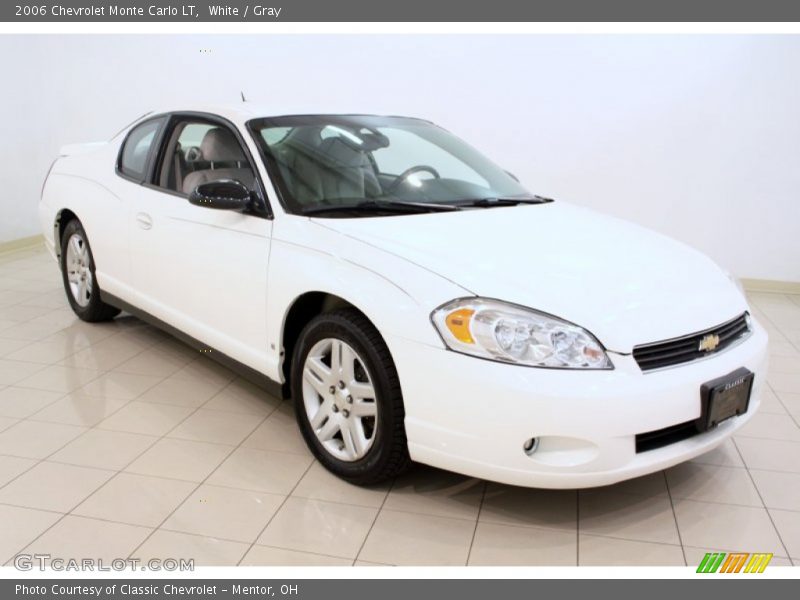 White / Gray 2006 Chevrolet Monte Carlo LT