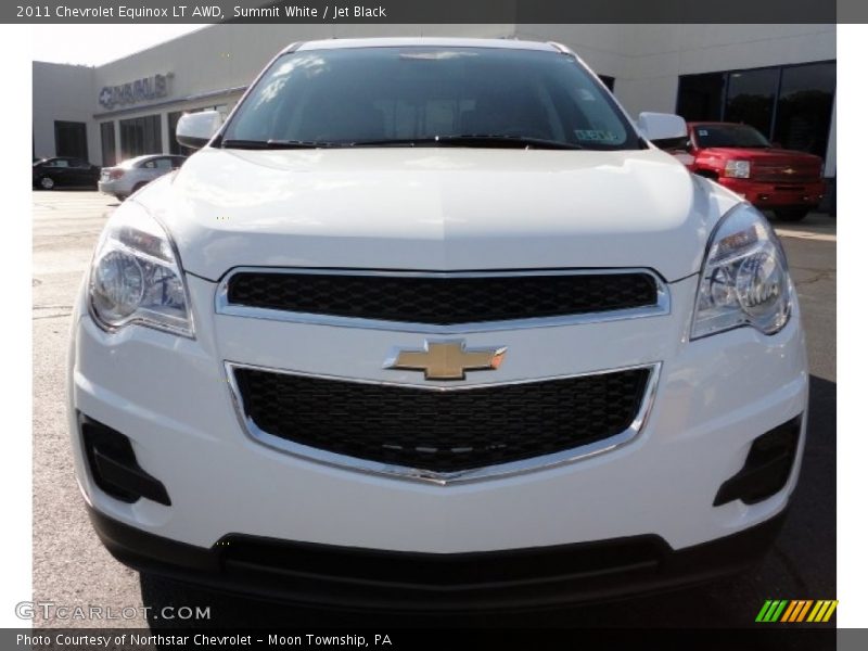Summit White / Jet Black 2011 Chevrolet Equinox LT AWD