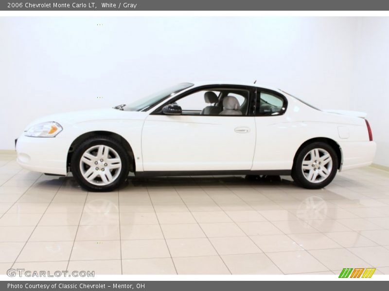 White / Gray 2006 Chevrolet Monte Carlo LT