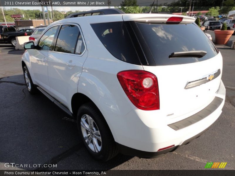 Summit White / Jet Black 2011 Chevrolet Equinox LT AWD