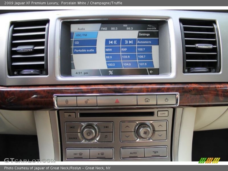 Porcelain White / Champagne/Truffle 2009 Jaguar XF Premium Luxury