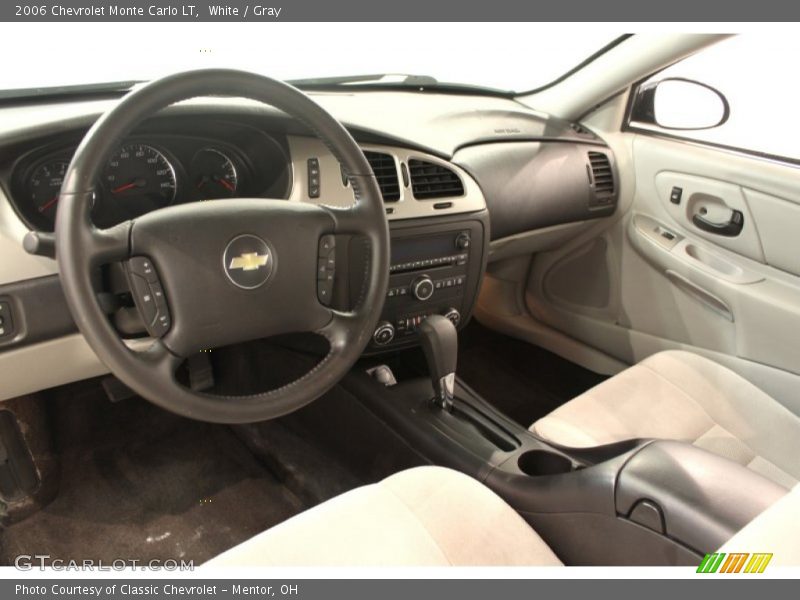 White / Gray 2006 Chevrolet Monte Carlo LT