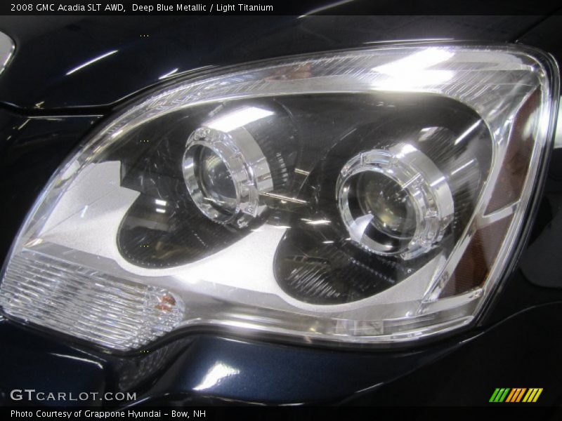 Deep Blue Metallic / Light Titanium 2008 GMC Acadia SLT AWD